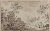 V 023a
          <br/>
          Landschap met herberg
          <br/>
          <em>Noorde, Cornelis van (1731-1795)</em>